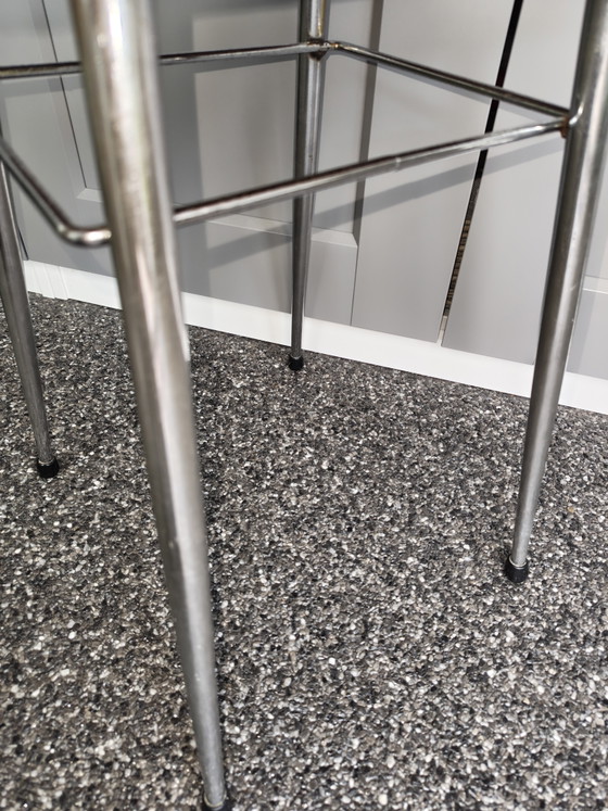 Sgabello Brabantia Rosso – Sgabelli, Metal, Chrome (photo 5 of 7)