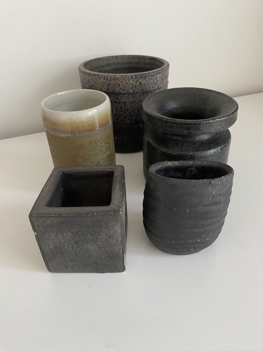 5 pentole Mobach di diverse dimensioni