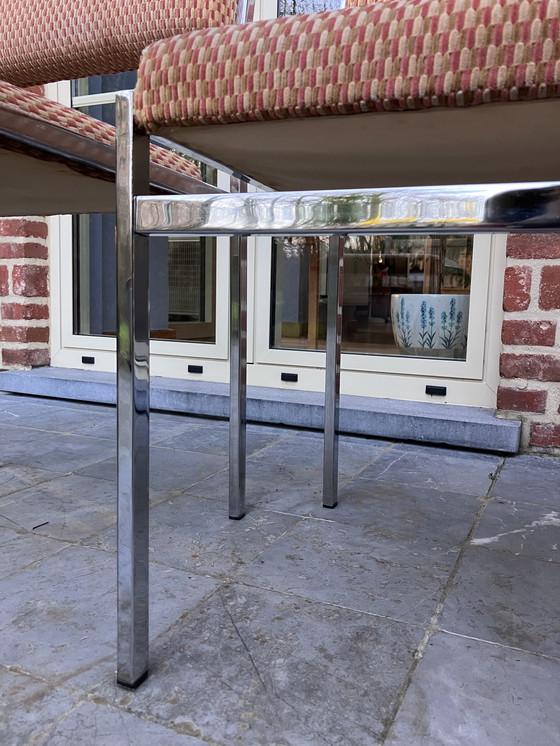 Image 1 of Vintage set of chrome chairs