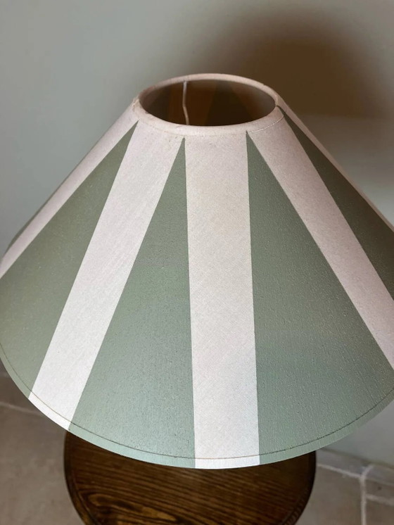 Celadongrüne Lampe – Tischlampen, Wood (photo 5 of 13)