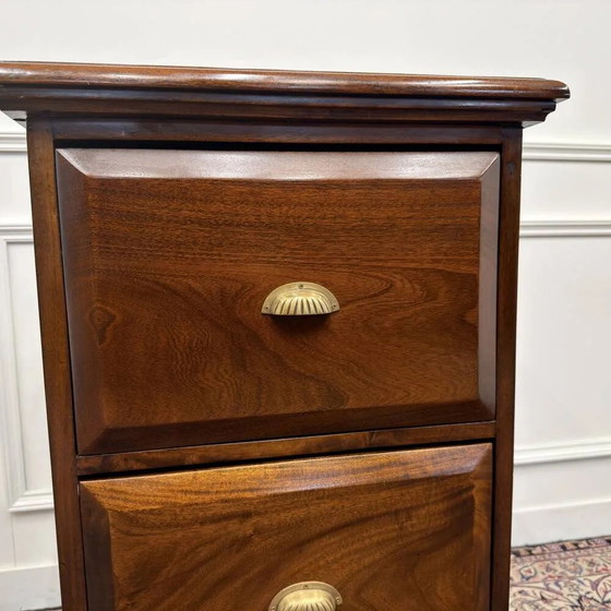 Cómoda clásica inglesa, Madera, Latón, Marrón, Italian Design (foto 8 de 10)