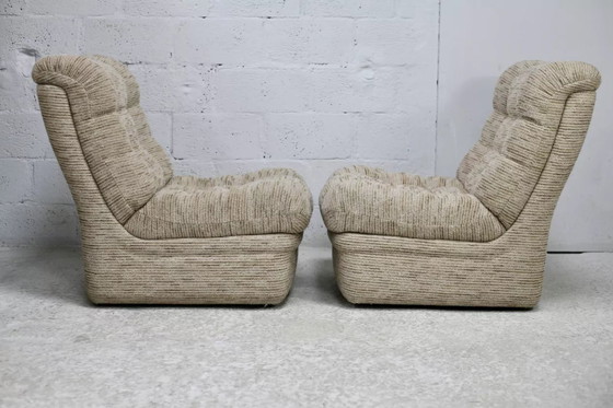 Image 1 of 2x Beige fauteuils