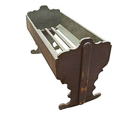 Culla in legno di abete dei primi del XIX secolo – Letti singoli, Rustic (photo 5 of 7)