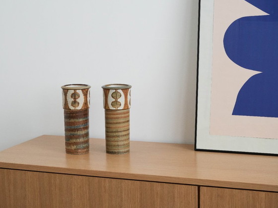 Image 1 of Keramikvase, dänisches Design, 1960er Jahre, Hersteller: Søholm, Designer: Svend Åage Jensen