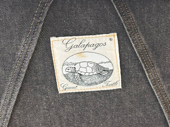 Image 1 of Postmodern denim lounge sofa Galapagos Giant Turtle, 1980s