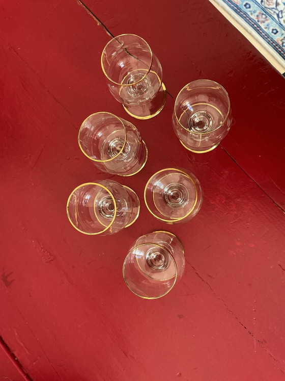 Jarra con 6 copas de licor – Vasos y jarras, Vidrio (photo 2 of 5)