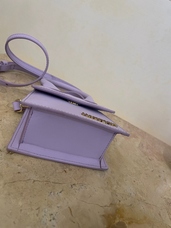 Jacquemus Le Chiquito in pastel lilac leather – Top handle bags, Metal (photo 13 of 15)