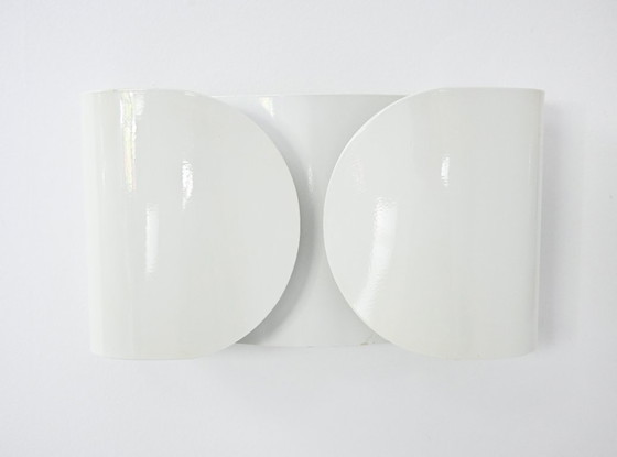 Image 1 of White Foglio Sconces by Tobia & Afra Scarpa for Flos, 1960s, Set of 2