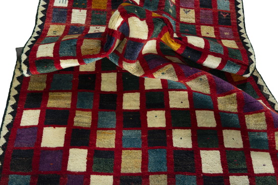 Image 1 of Gabbeh noué à la main - Shiraz - Tapis d'Orient 189 x 127 cm