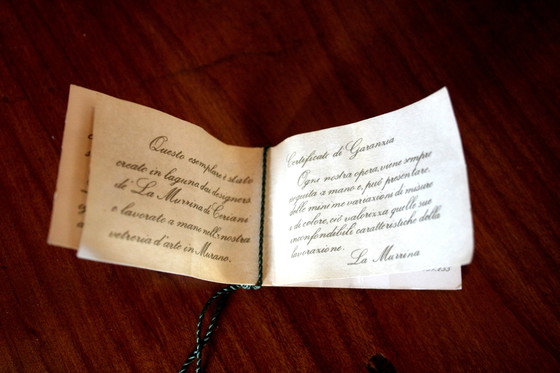 Image 1 of Hängeleuchte von La Murrina mit Markenzeichen, Italien 70er Jahre