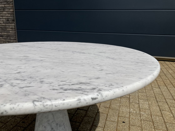 Image 1 of Angelo Mangiarotti M1 dining table Carrara marble 130cm As New!!