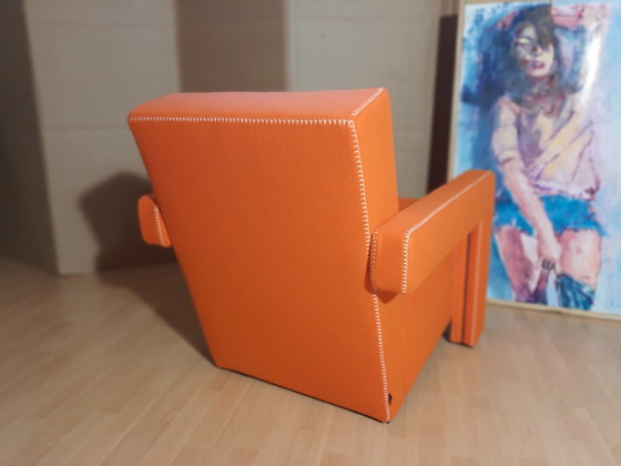 Image 1 of Cassina Utrecht 637 Nuovo mai usato in panno di lana Ruggine arancione (Serie 13L) Punto cavallo