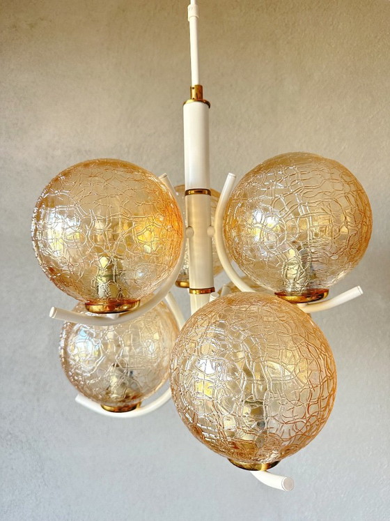 Vintage Richard Essig Spoetnik – Pendant lamps, Glass, Metal (photo 13 of 14)