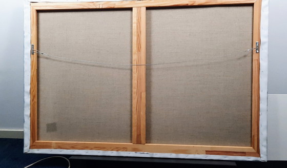 Image 1 of Paysage fragmenté 2 , acrylique sur lin 80x110cm