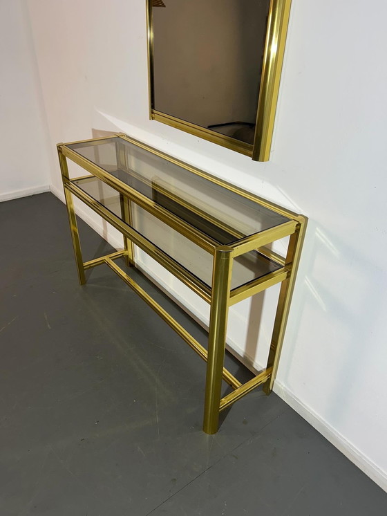 Image 1 of Pierre Vandel console & mirror '1970'