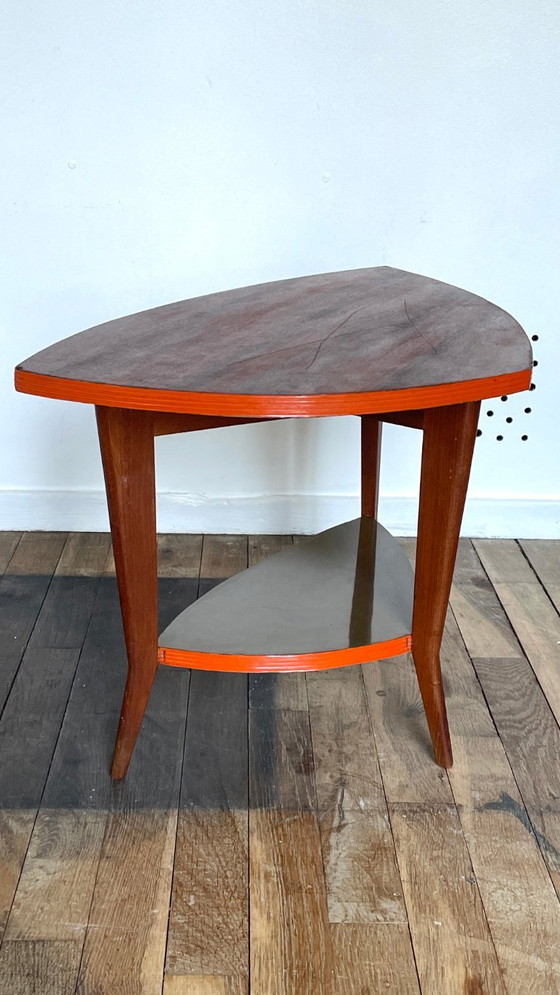 Tripod Coffee Table, 1950s/60s – Plastic, Plexiglass (photo 31 of 34)