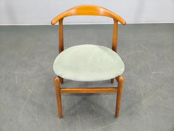 Image 1 of Hans Wegner Model 708 stoel voor Fritz Hansen, Denemarken, jaren 1960