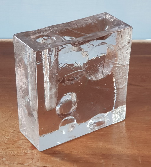 Pukeberg "Eisglas" Kronleuchter