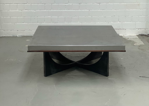 Heinz Lilienthal 70er Jahre Design Geätzter Couchtisch