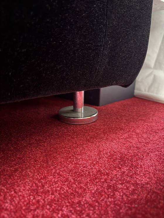 Image 1 of Sofa Gelderland, Designer-Sitzmöbel, schwarzer Samt