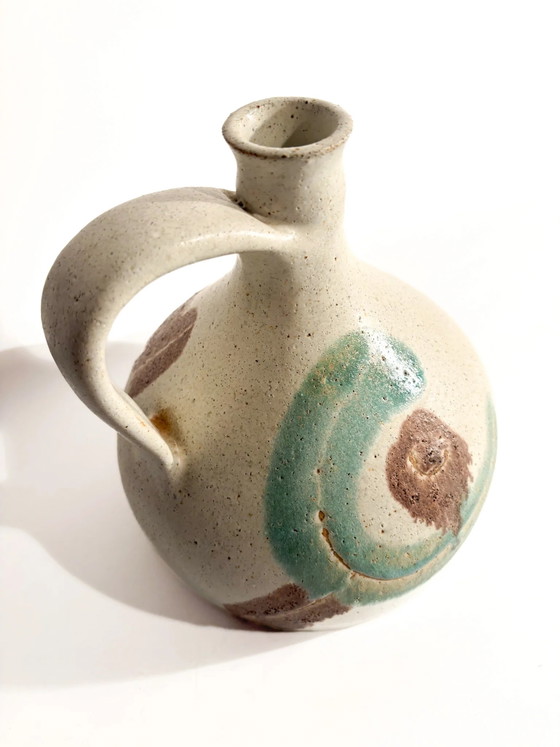 Bruno Gambone, bemalter Keramikkrug/Vase aus den 1970er Jahren – Dekorative Objekte, Ceramic (photo 10 of 14)