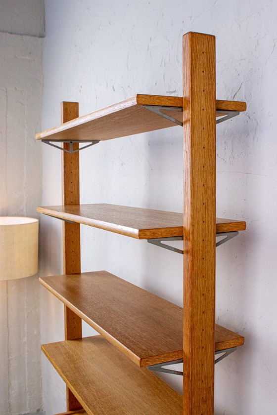 Image 1 of Vintage IKEA bookcase, highboard, sideboard, oak, mid-century