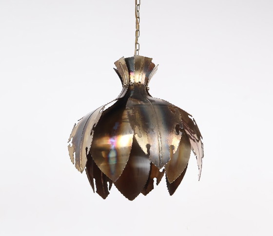 Image 1 of Holm Sorensen brass pendant lamp, 1960s