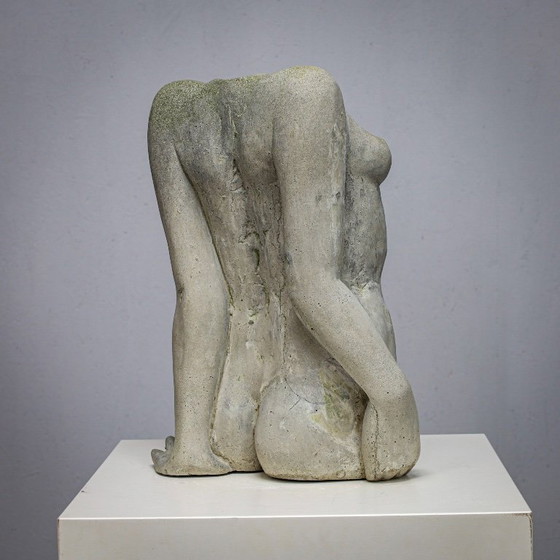 Image 1 of Concrete Female Torso Sculpture by Francine Govers, Netherlands, 1990s