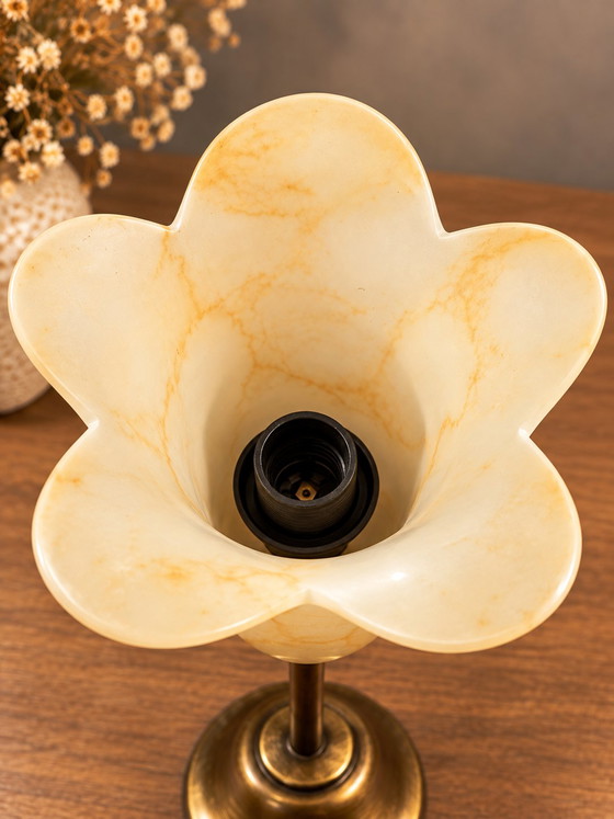 Set de 2 Lampes vintage – Glass, Brass (photo 5 of 5)