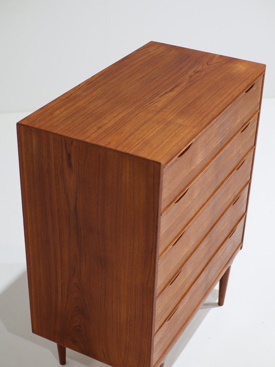 Cassettiera Tallboy Teak Danese Anni '60 Vintage – Cassettiere, Wood (photo 13 of 15)