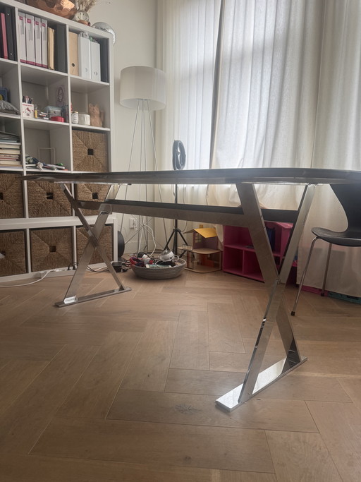 Maxalto / B&B Italia dining table with marble top for 4/6 people