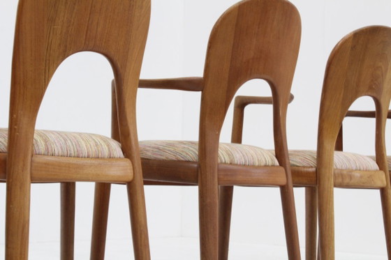5 Vintage Danish Dining Chairs by Niels Koefoed 1960s – Wood (photo 3 of 7)