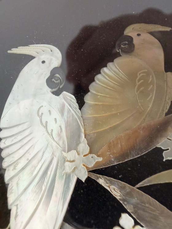 Image 1 of Cornice vintage con intarsio in madreperla