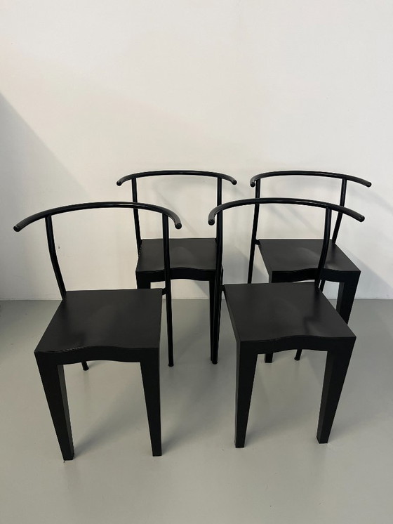 Image 1 of Sedie Kartell Dr. Glob di Philippe Starck – Design italiano anni &#39;80