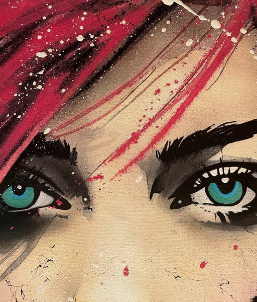 NO1R - Elysia, blushing enigma - Artist canvas