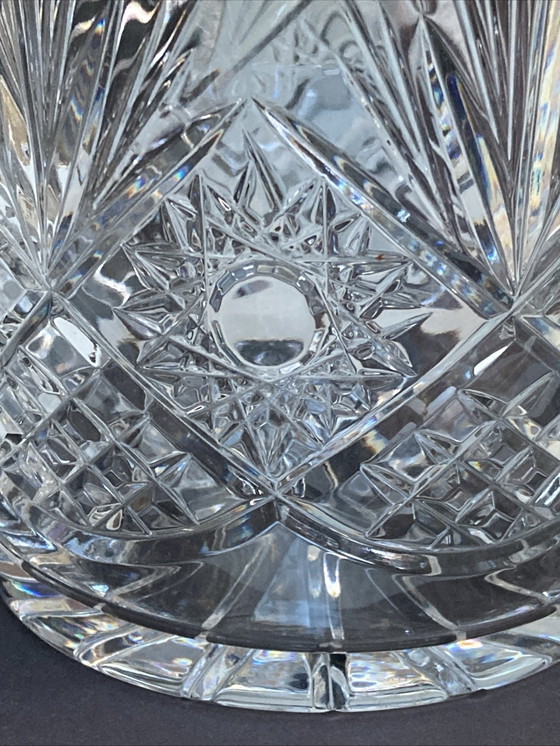 Image 1 of Grote BACCARAT handgeslepen kristallen koeler van VALERY KLEIN, nieuw in originele vintage doos