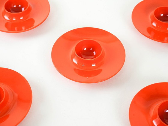 Image 1 of Juego de hueveras, diseño danés, década de 1970, fabricado por Rosti.