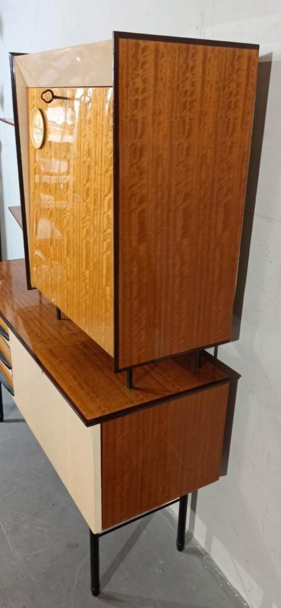 Image 1 of Vintage Italian glossy highboard