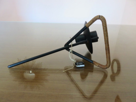 Autentico Portacandele da Parete Design Lauris Lonborg, Danimarca – Laurids Lonborg, Rattan (photo 5 of 5)