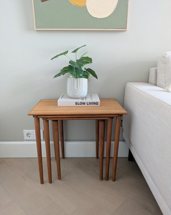 Image 1 of Vintage teak, Scandinavian nesting tables