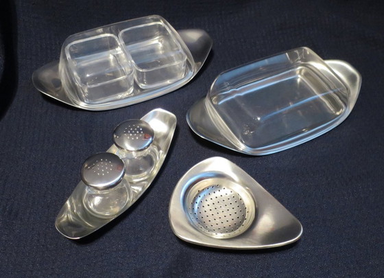Wagenfeld WMF Streuer Max Moritz Butterschale Teesieb – Geschirr, Metal (photo 4 of 5)