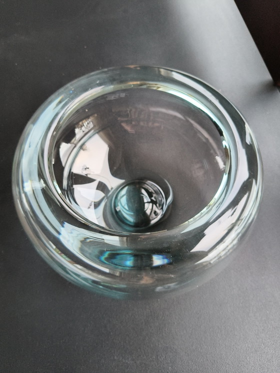 Image 1 of Holmegaard 'Provence' schaal – Per Lütken – Aqua / Lichtblauw (26 cm)Beschrijving