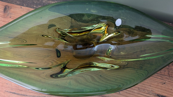 Image 1 of Murano Sommerso Schale - Flavio Poli für Seguso Vetri d'Arte - XL (48cm!)