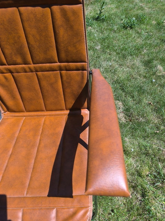 Image 1 of Een paar iconische Maule Marga relaxfauteuils – Italiaans design uit de jaren 70.