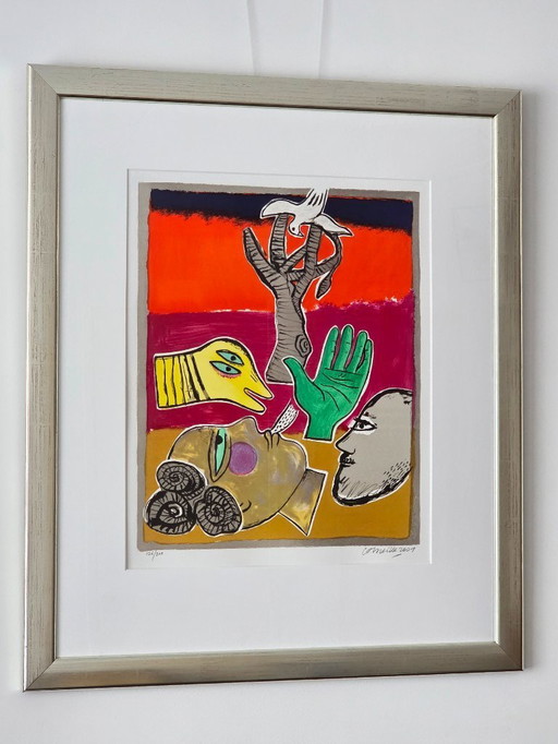 Corneille - Le baobab - Signé à la main - 2001