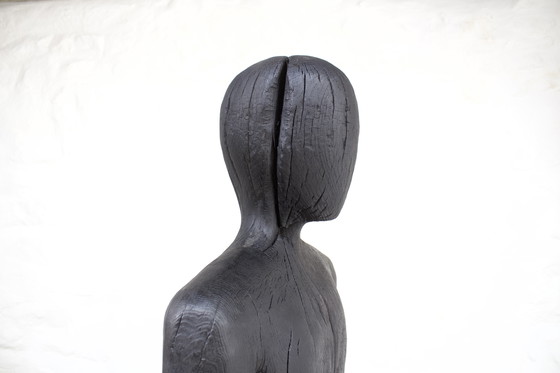 Image 1 of Grande figura in frassino scolpita IV