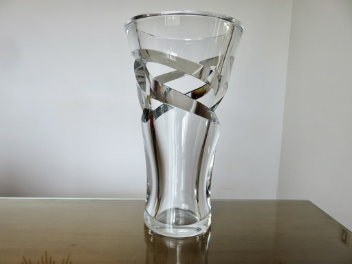 Vase Aus Baccarat-Kristall, Modell Tornado, Großes Modell, 10 Kg