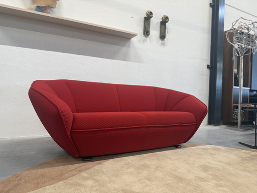Pode Colla Sofa 2.5 Sitzer Kvadrat Mosaik Stoff Rot 203