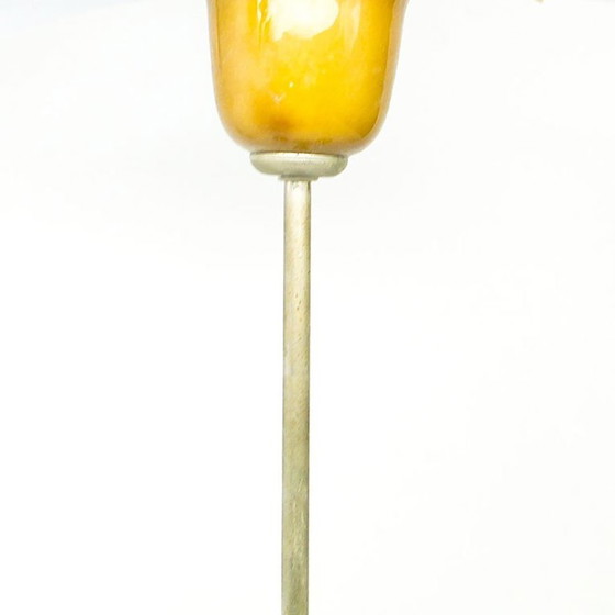 Mid-Century Chandelier From Polam, Germany, 1970s – Ceramic, Metal (photo 8 of 9)