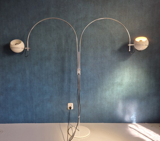 Vintage Vloerlamp - Gepo 300 Dubbele Booglamp - Jaren 70